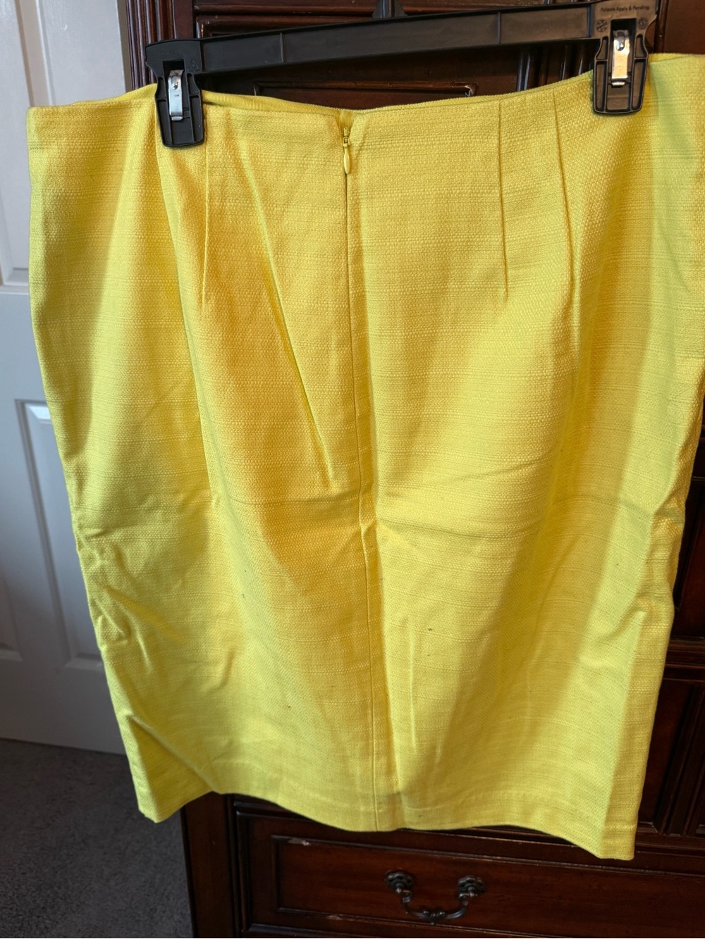 LOFT Bright Yellow Pencil Skirt